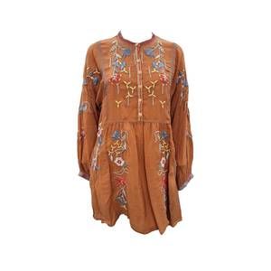 NEW JOHNNY WAS dixie tunic top in almond